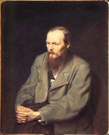 Vasily Perov. Portrait of Fyodor Dostoevsky, 1872. 