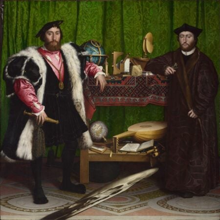 Painting of Jean de Dinteville and Georges de Selve